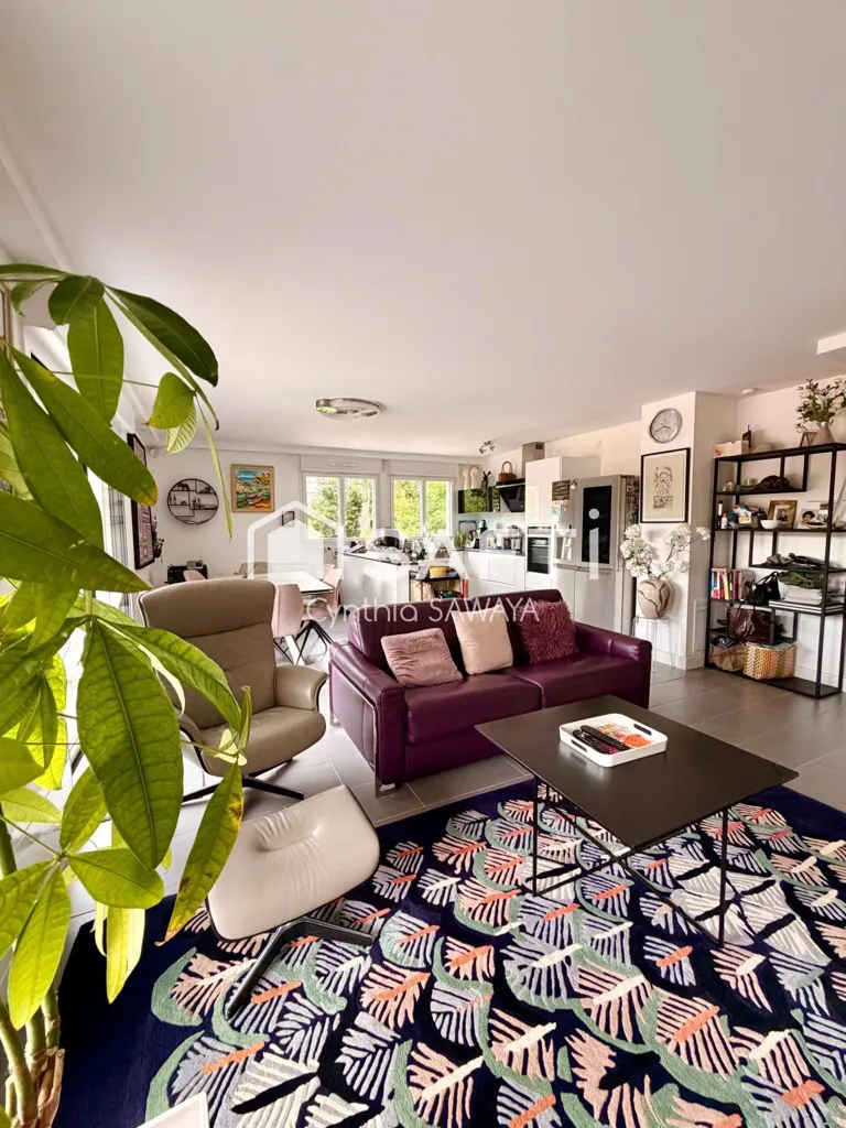 Living Room - Bright Apartment with Balconies in Arcachon
