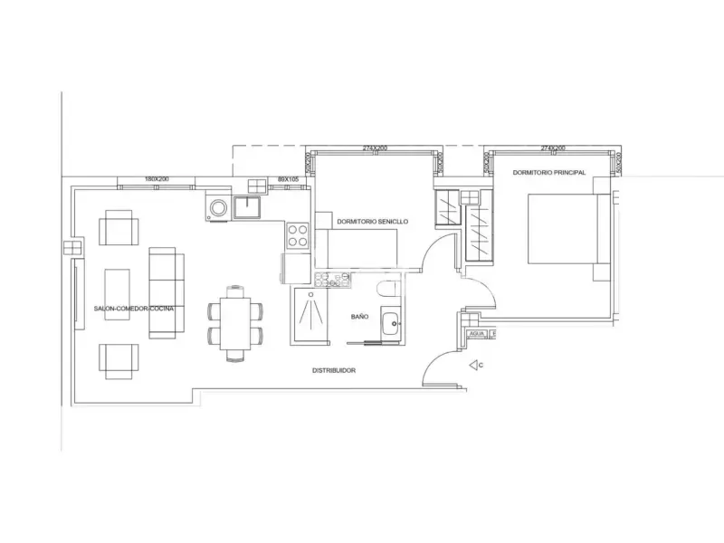 Plaan - Modern Flat with North Orientation in Carrer Jaume Balmes
