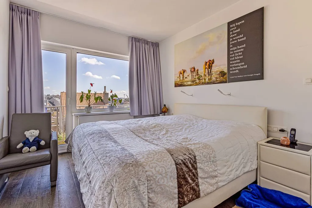 Bedrooms - Apartment with Panoramic Views in Blankenberge