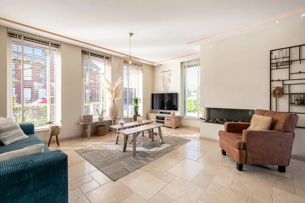 Séjour - Corner Detached House with Jacuzzi in Berghem