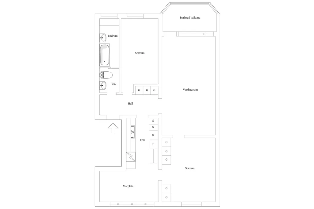 Plaan - Well-Planned Apartment with Balcony in Tynnered