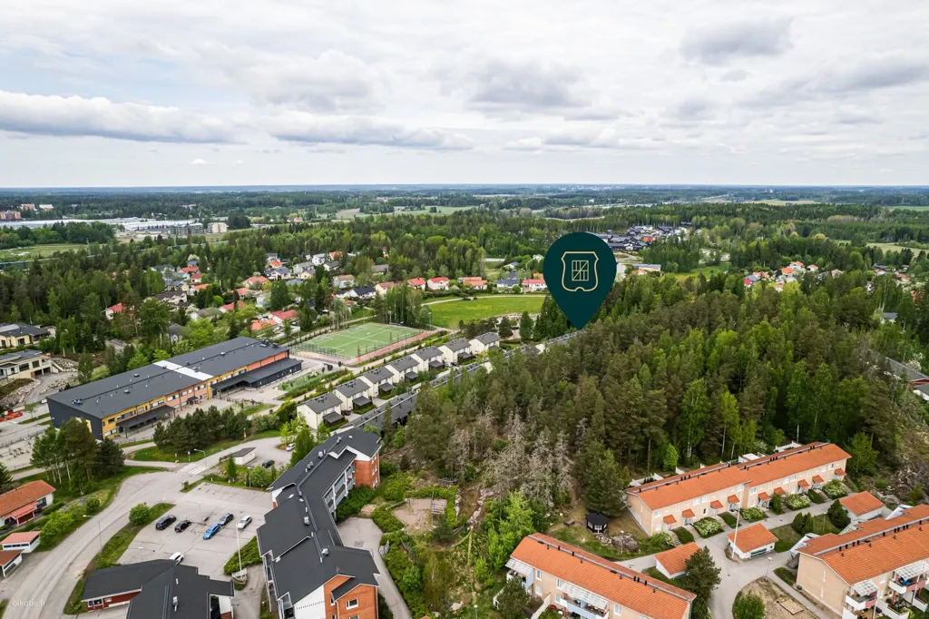 Õhuvaade - Spacious Corner Flat with Balcony in Kerava