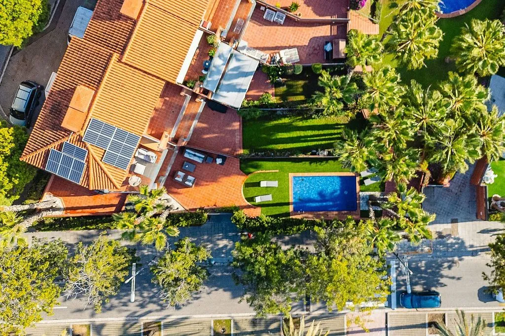 Vue aérienne - Luxury Semidetached House with Sea View in Sitges