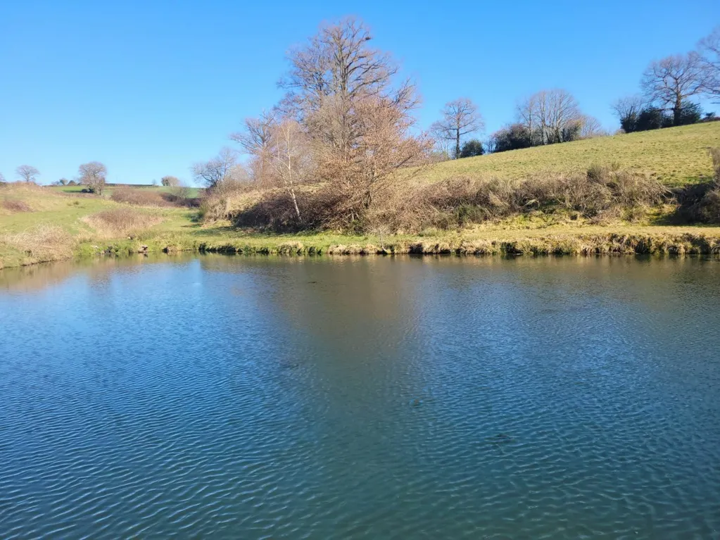 Jardin - Corps de Ferme avec Piscine à la Campagne