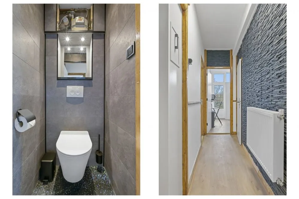 Salles de bain - Gemeubled 2-Bed Apartment with Balcony in Schiedam