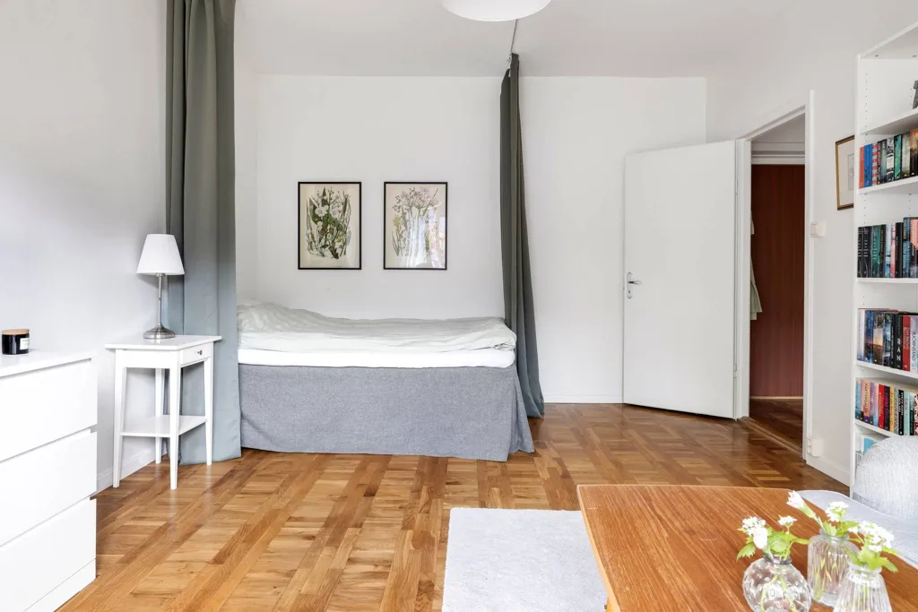 Chambres - Charming One-Bedroom Flat with Balcony in Uppsala
