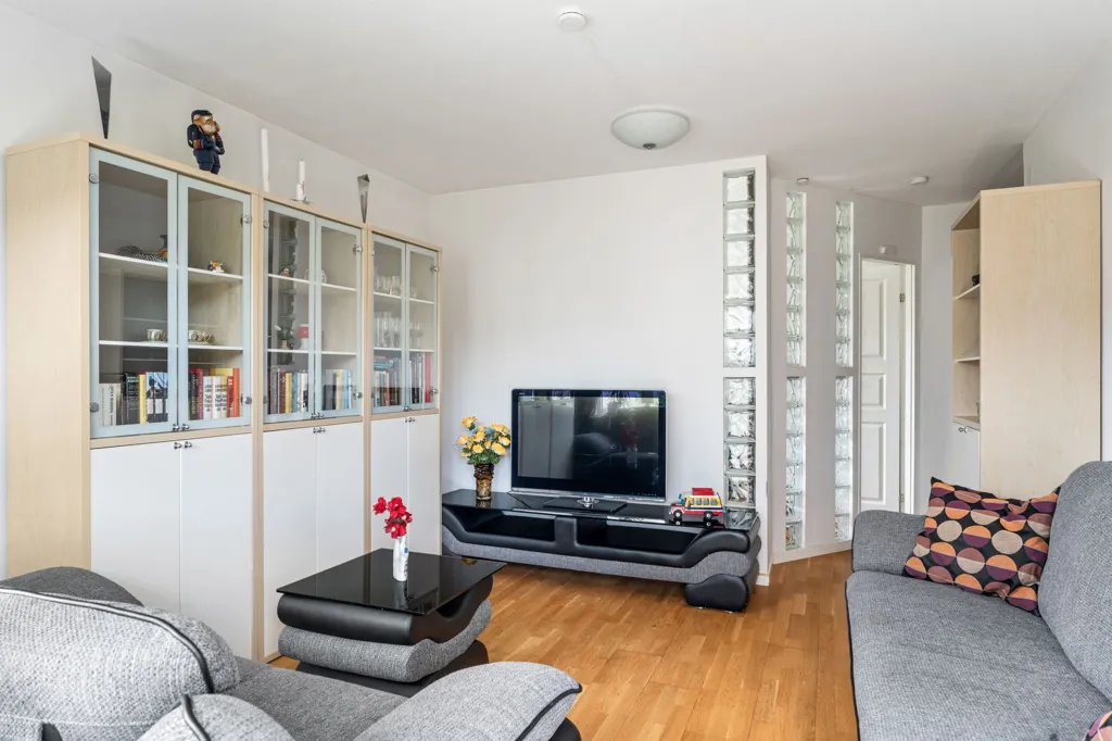 Living Room - 2.5A Apartment with Balcony in Solbacken