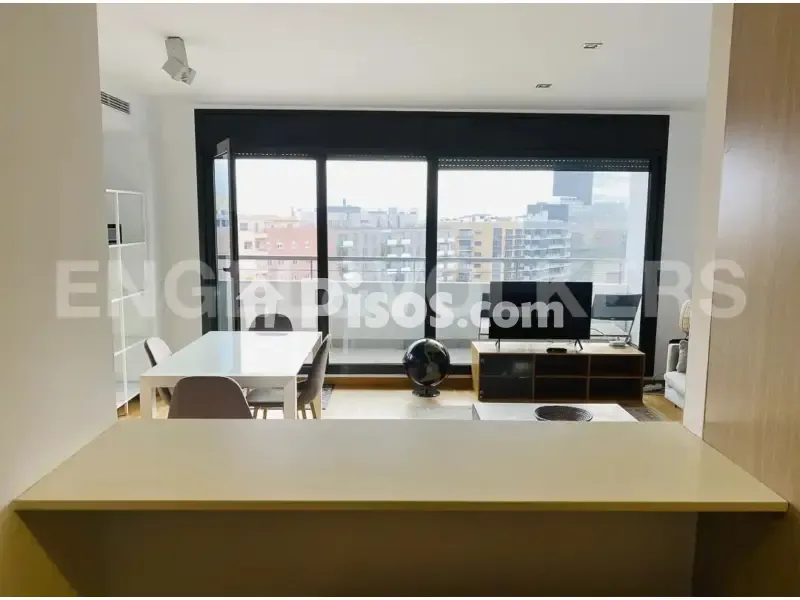 Cuisine - Furnished Apartment with Balcony in Sant Martí