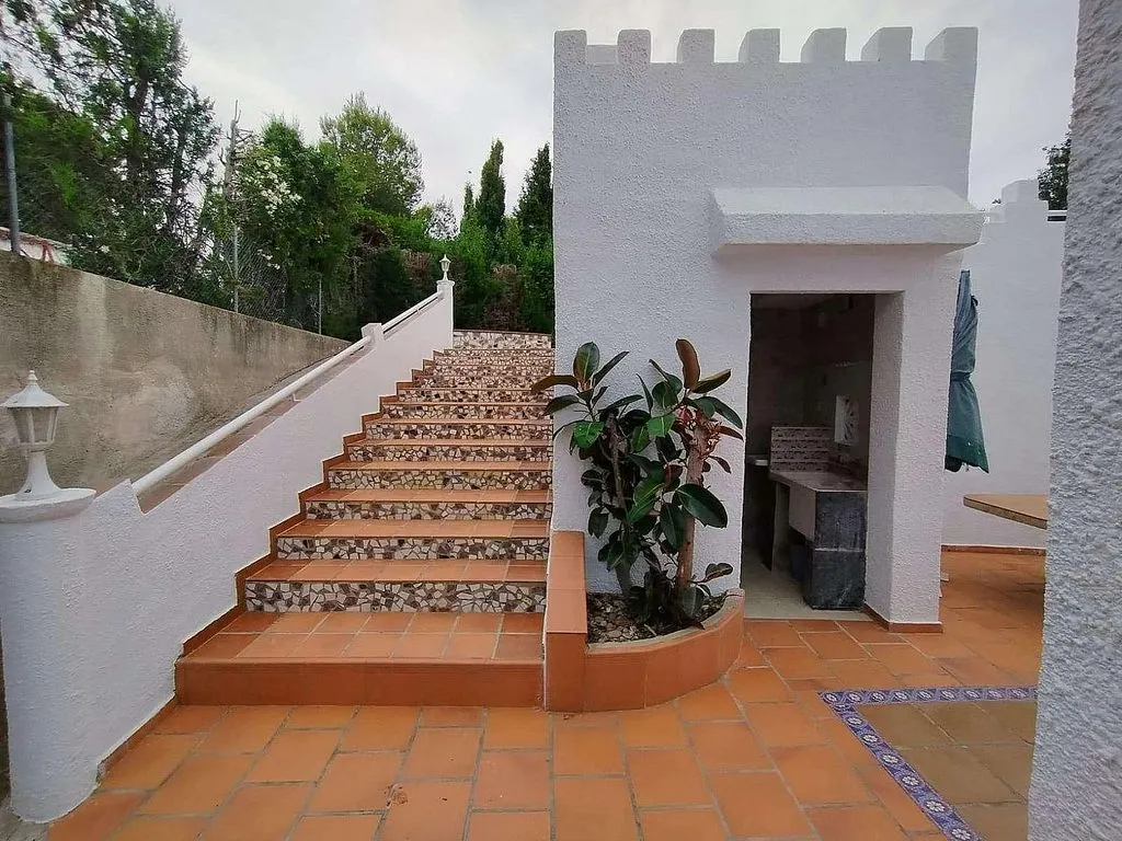Terrasse - Chalet with Pool and Terrace in Turís
