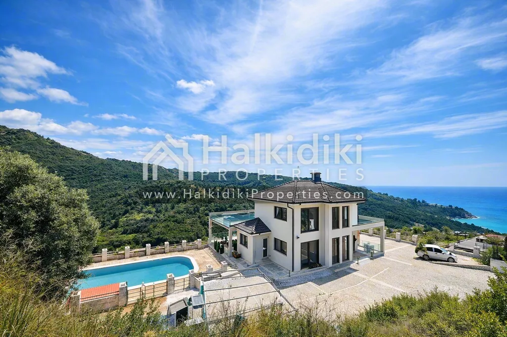 Piscine - Detached House with Sea View in Kassandra