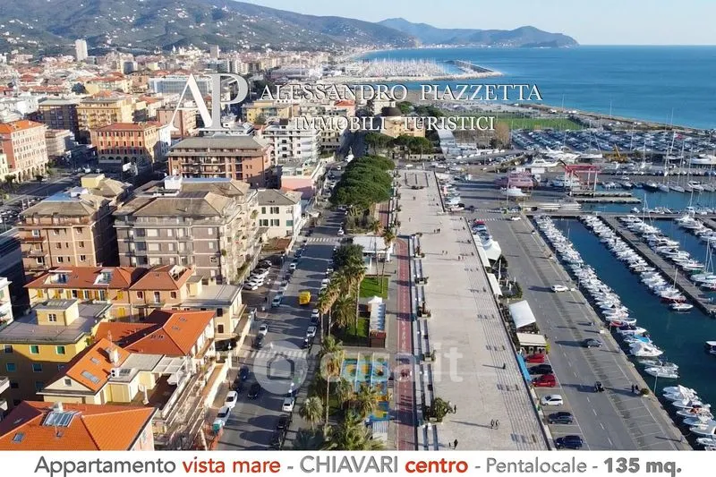 Vue aérienne - Apartment with Sea View in Chiavari