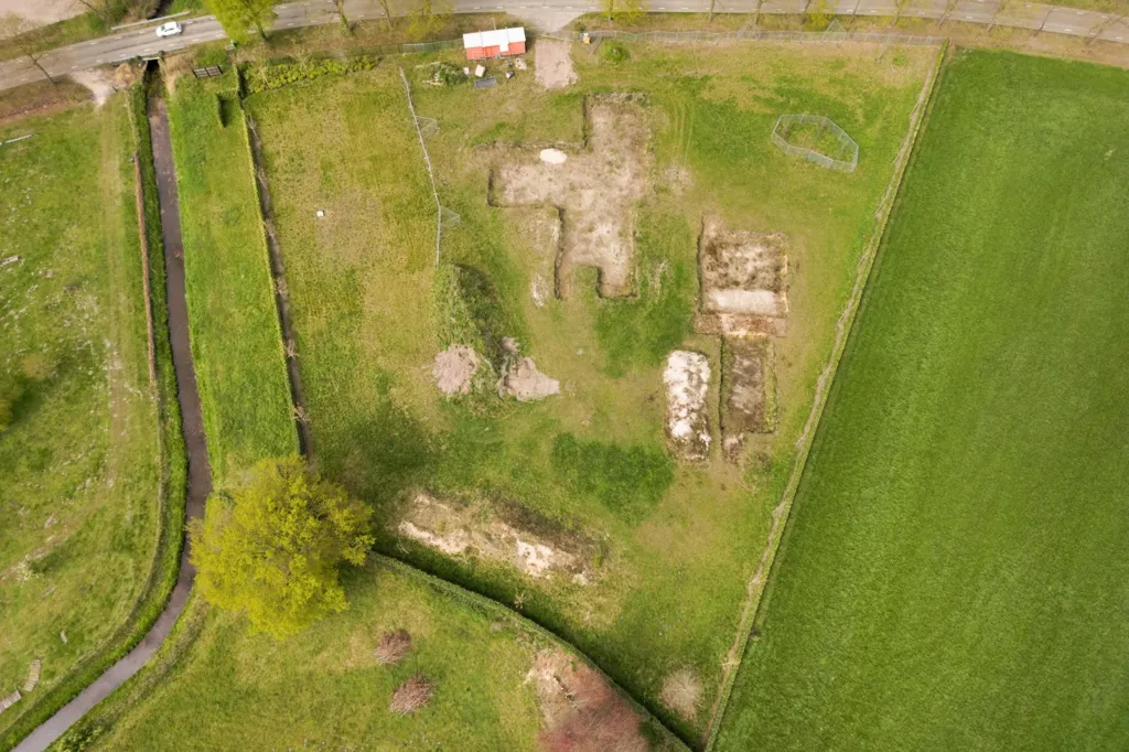 Vue aérienne - Bouwkavel with Garden Potential in Bavel