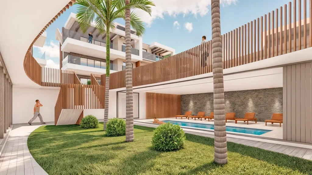 Beachfront Apartments with Spa in Pilar de la Horadada