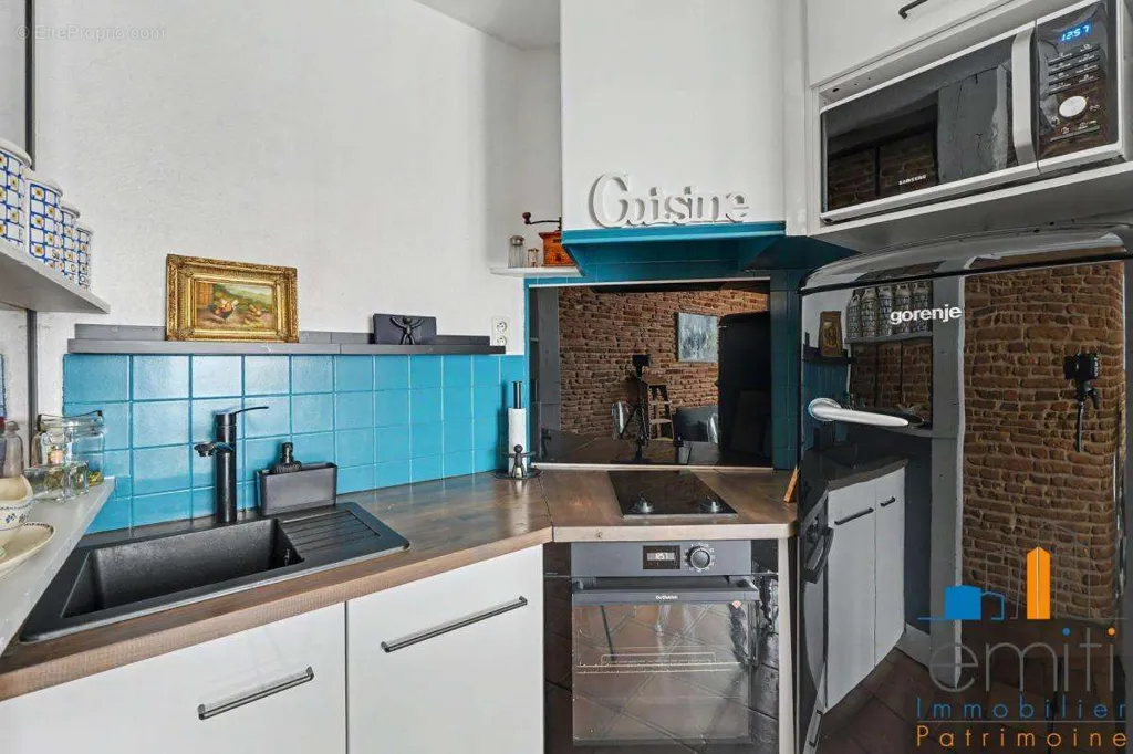 Köök - Charming T2 in Toulouse Centre