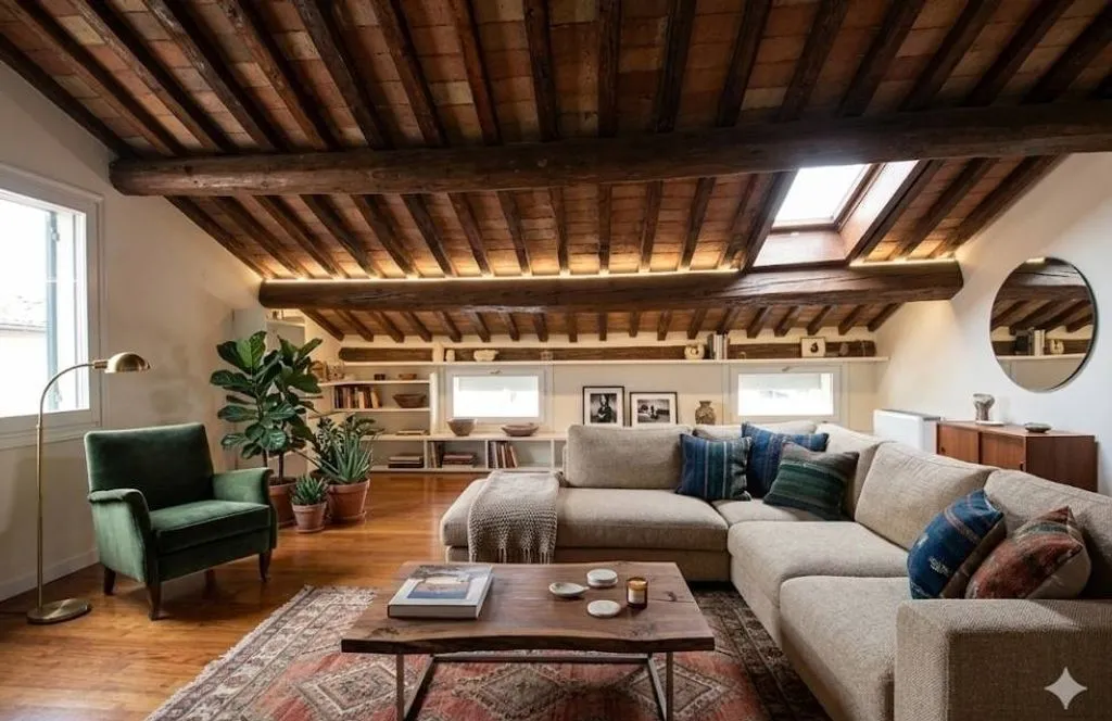 Séjour - Luxury Penthouse with Panoramic Views in Vicenza