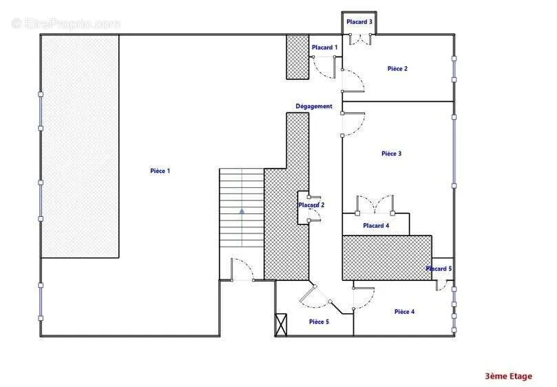 Planimetria - Apartment with Parking in La Bourboule