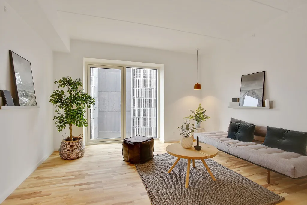 Séjour - 2-Bedroom Apartment with Harbour View in Aalborg