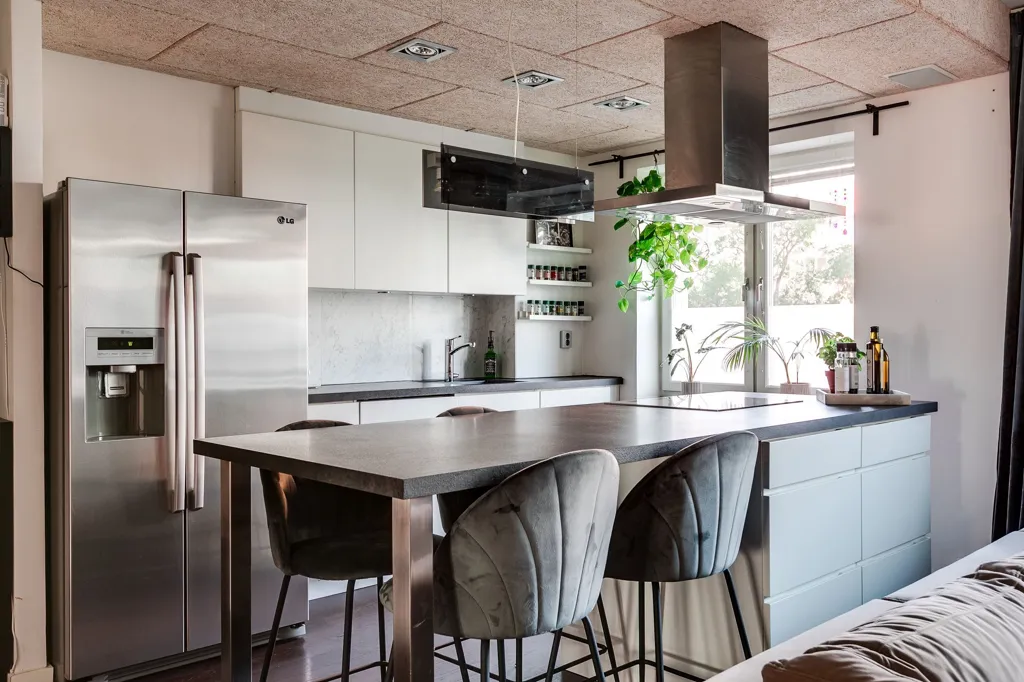 Cucina - Modern Penthouse with Sea View in Norrköping