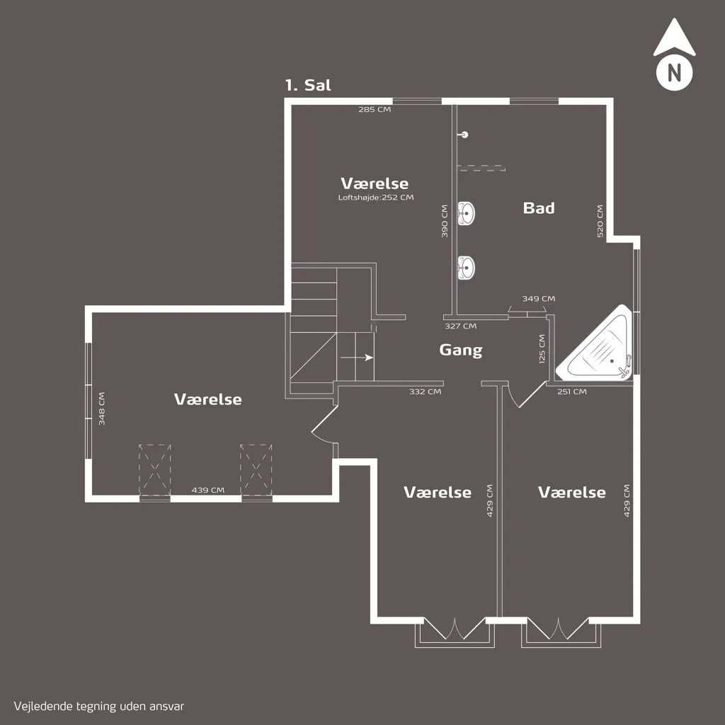 Plan - Murermestervilla with Garden in Hvidovre