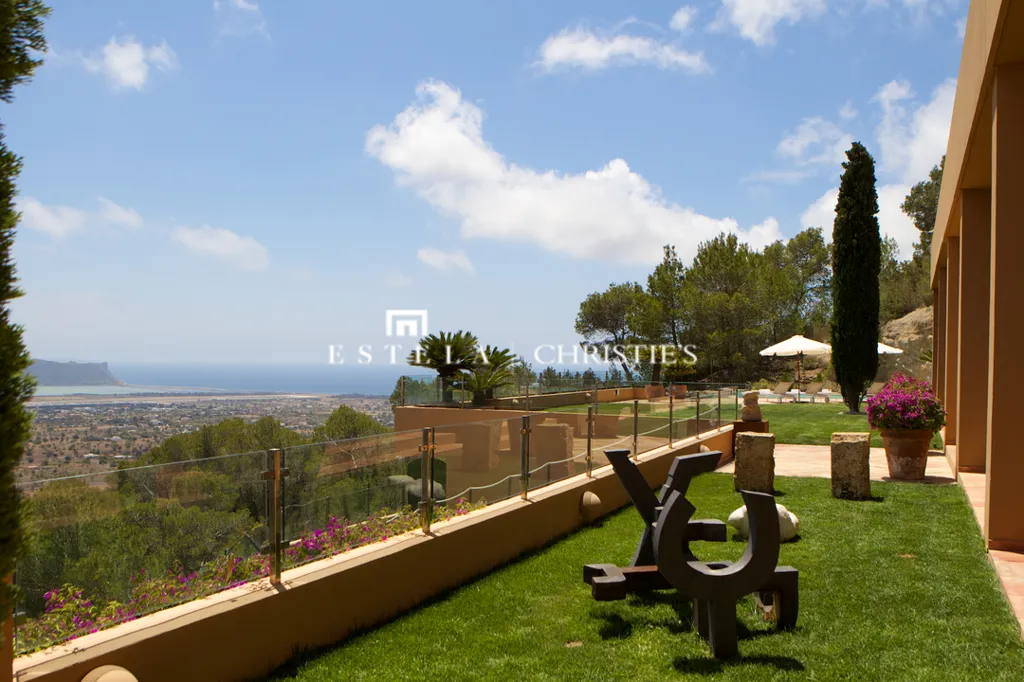 Terrasse - Villa with Panoramic Views between Ibiza and San Jose