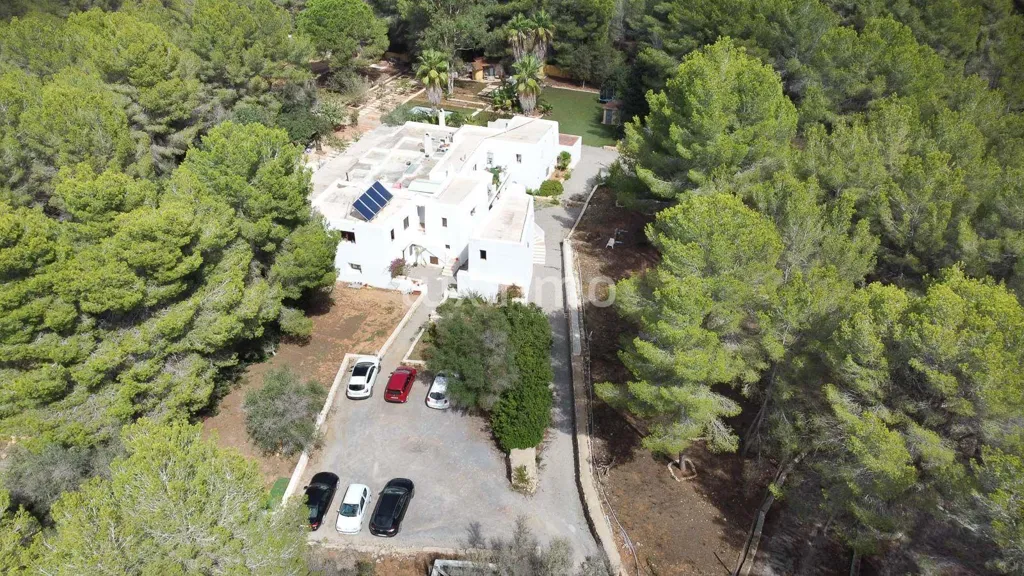 Õhuvaade - Traditional Finca with Forest View in Santa Eulalia