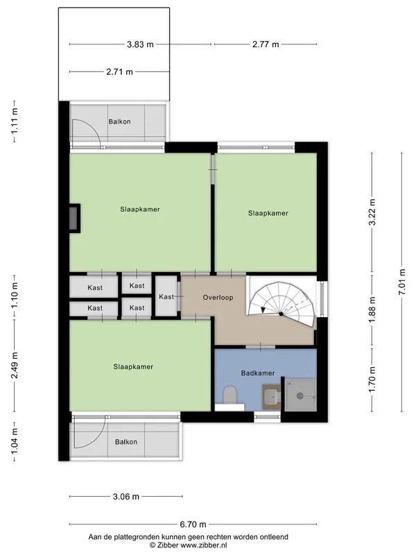 Plan - Two-Storey House with Garage in Zwolle