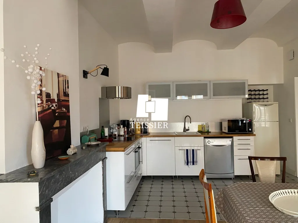 Cuisine - Appartement Rénové avec Balcon au Cœur de Les Vans