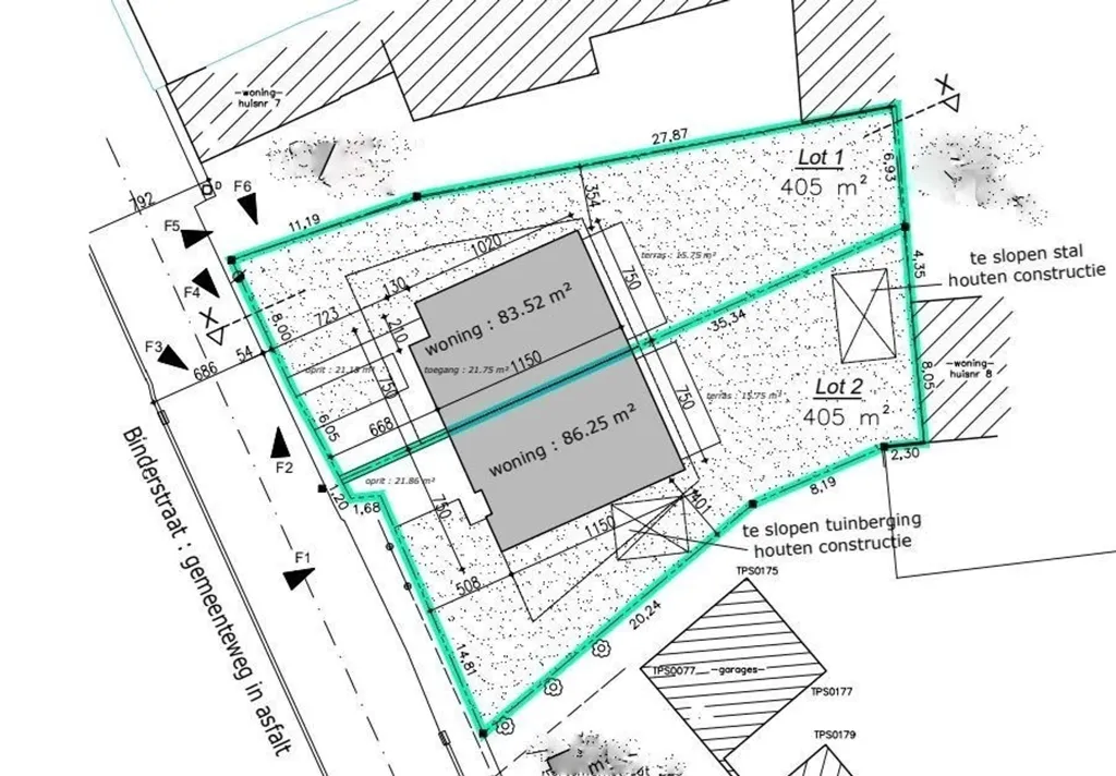 Plan - Nouvelle Maison Économe en Énergie avec 4 Chambres à Torhout