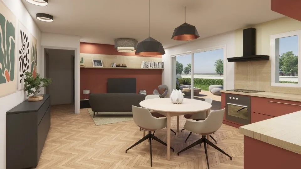 New Build House with Garden in Pisany