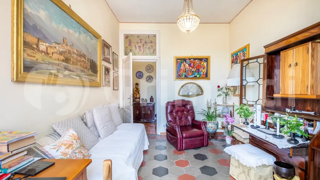 Living Room - Nuda Proprietà Penthouse in Rome
