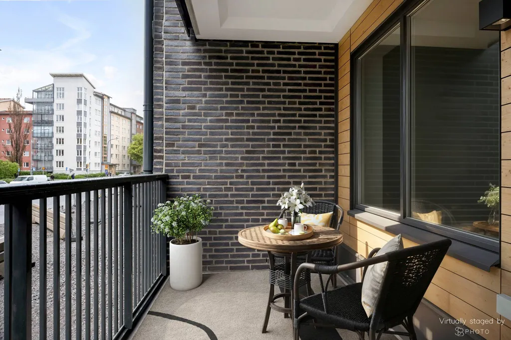 Balcone - Apartment with Balcony in Uppsala