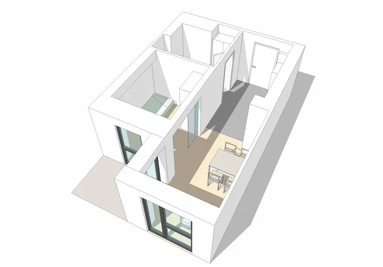 Plan - Apartment with Harbour View in Odense C