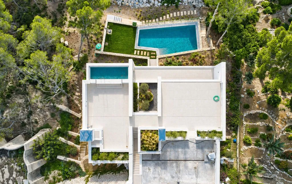 Õhuvaade - Modern Villa with Sea View in Santa Ponsa