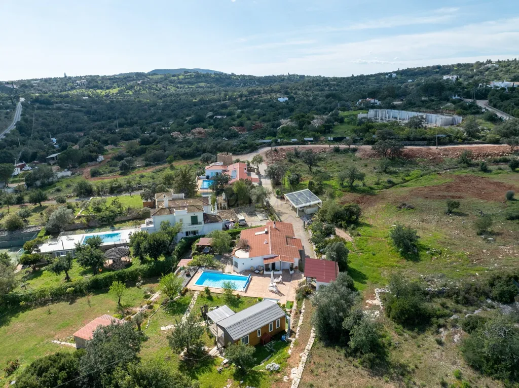 Vue aérienne - Single-Storey Villa with Pool in Faro