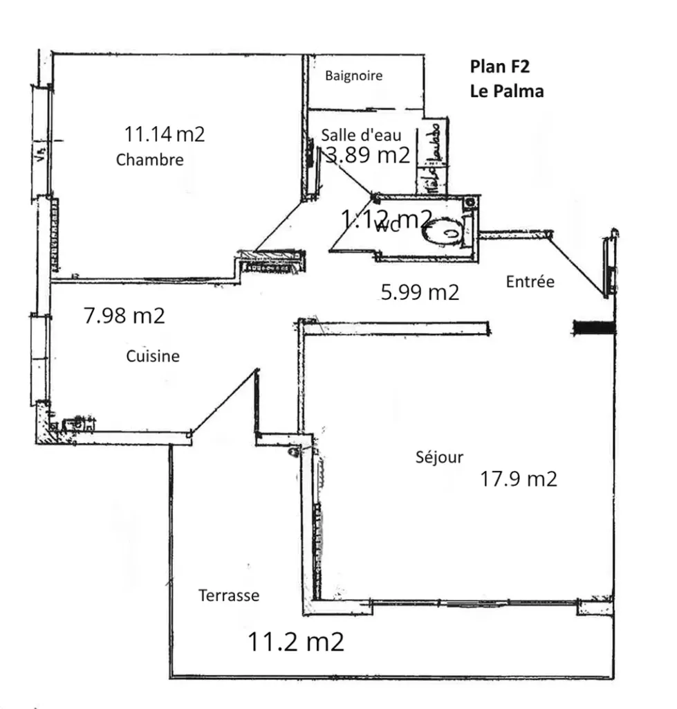 Plaan - 2-Bed Flat with Terrace in Hérault