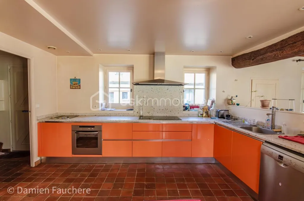 Cuisine - Demeure de Caractère en Deux Habitations à Sainte-Mesme