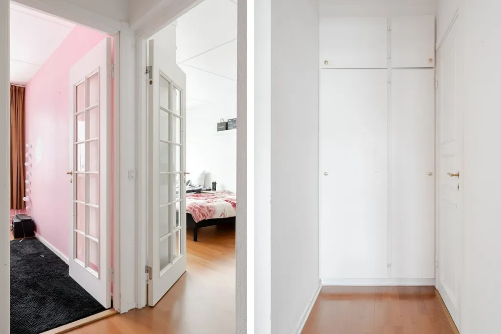 Entrée - Two-Storey Apartment with Balcony in Bjuv