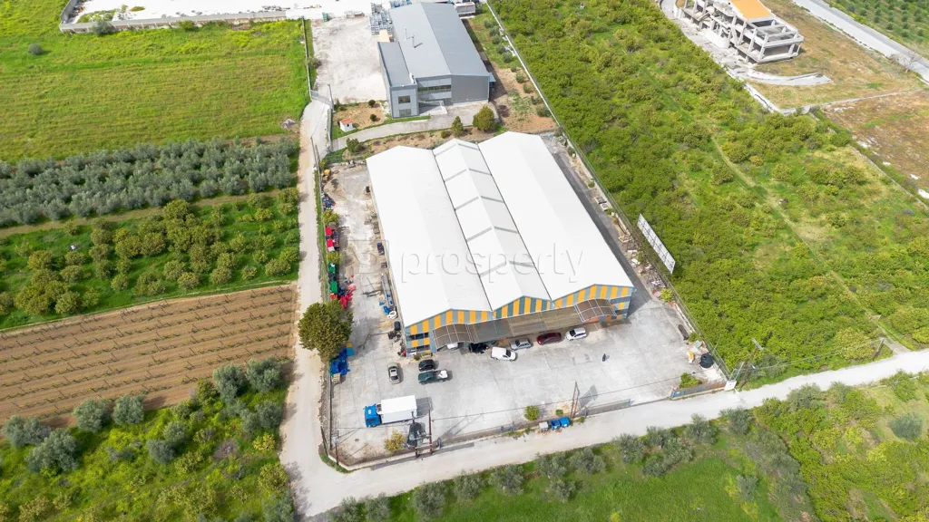 Õhuvaade - Industrial Warehouse in Arkouda, Kiato