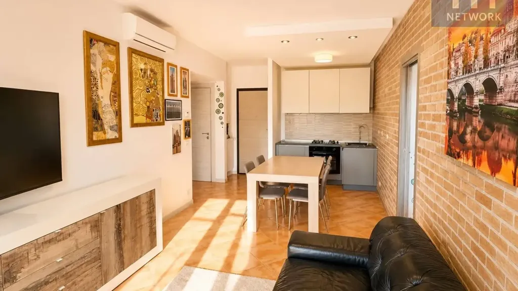 Séjour - Rustic Bilocale with Terrace in Rome