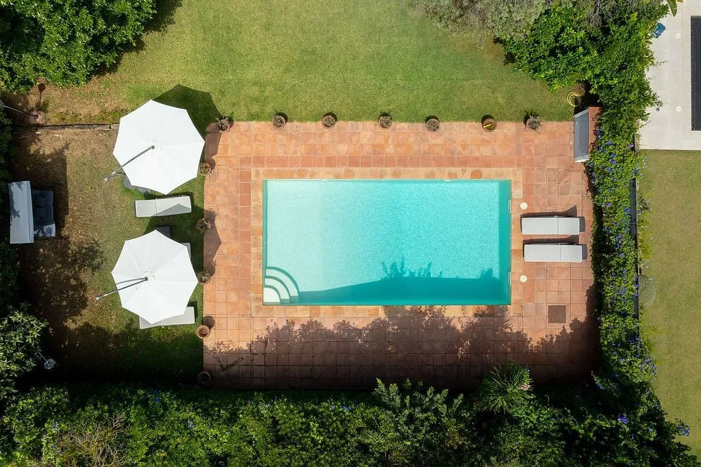 Vue aérienne - Luxury Detached House with Chapel in Argentona