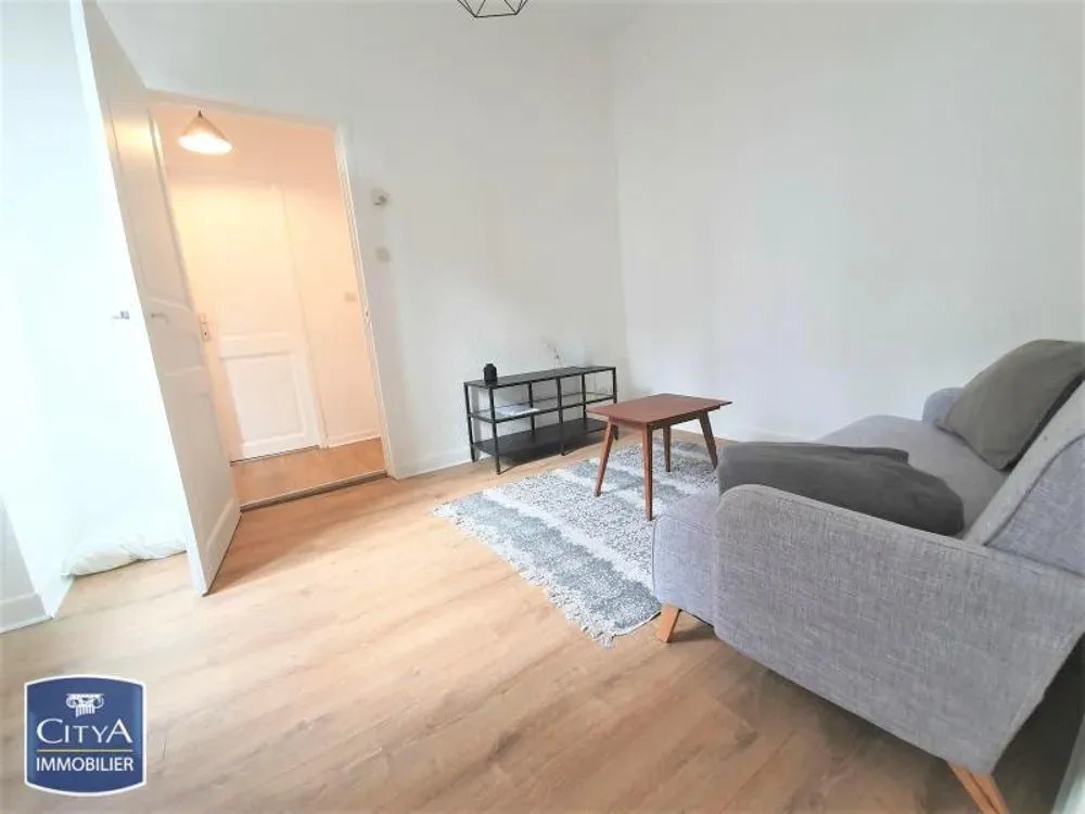 Séjour - Appartement Ancien Rénové avec Vue à Clermont-Ferrand