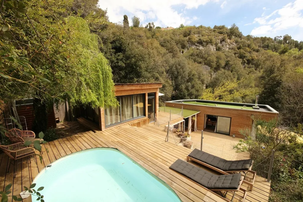 Piscine - Villa Vue Mer avec Piscine à Eze Village
