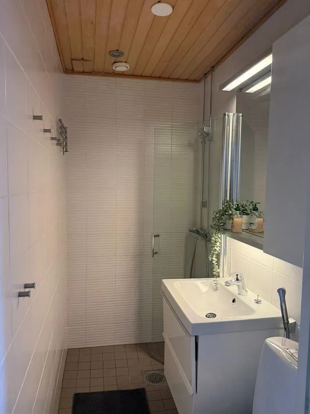 Salles de bain - Apartment with Sea View in Tuira, Oulu