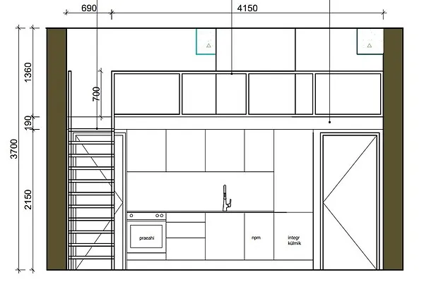 Plan - Loft-Style Flat with Garden in Tartu