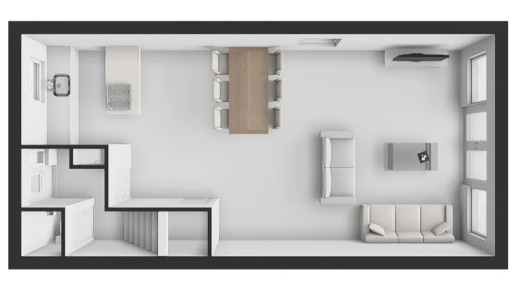 Plaan - Modernised Corner House with Garden in Leerdam