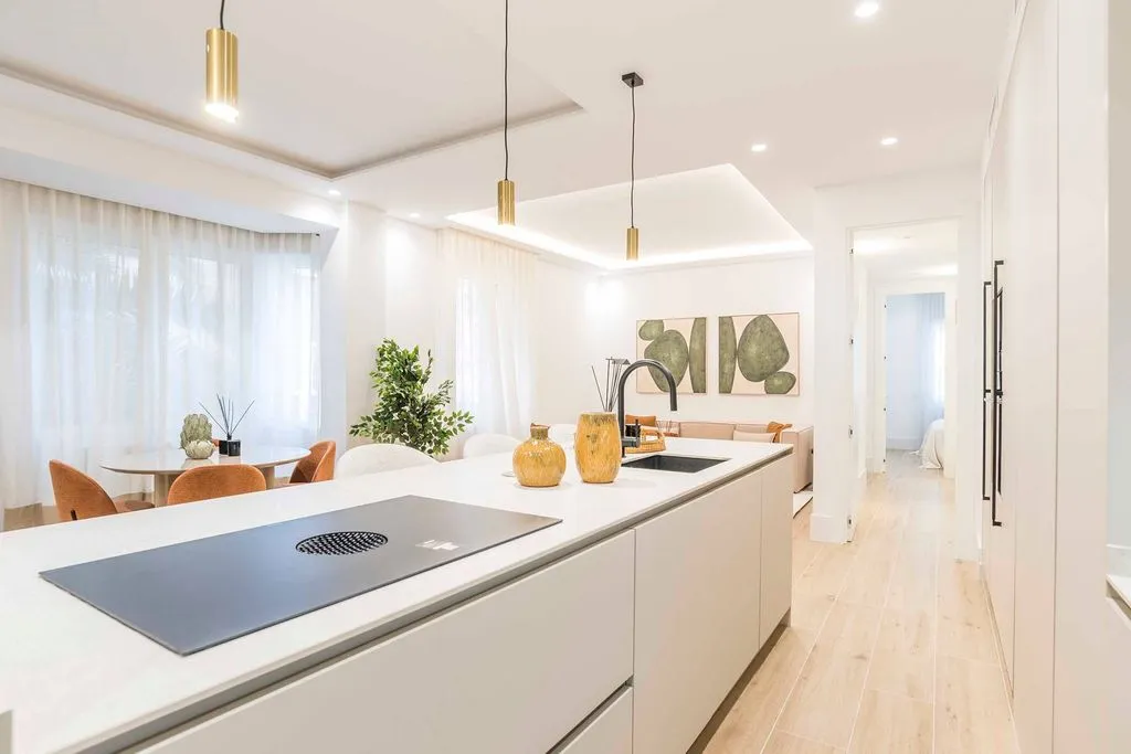 Cuisine - Renovated Flat with City View in Madrid