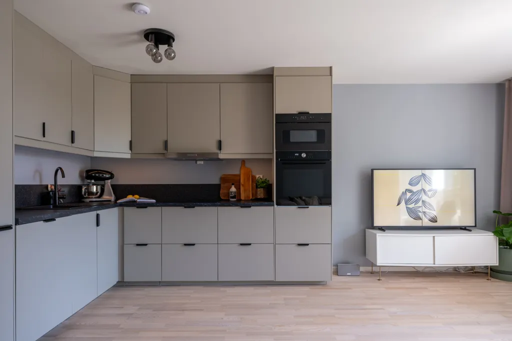 Köök - 2-Bedroom Apartment with Balcony in Oslo