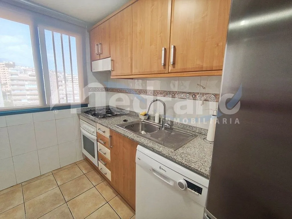 Köök - Apartment with Pool and Terrace in La Cala de Villajoyosa