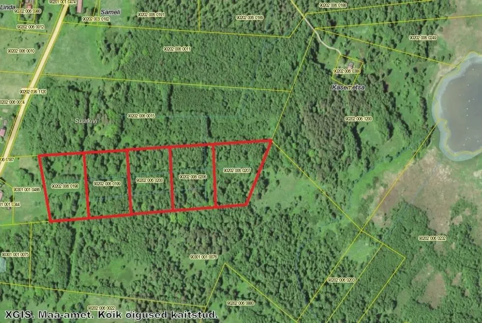 Plan - Forest-Land with Sea View in Mahu Village