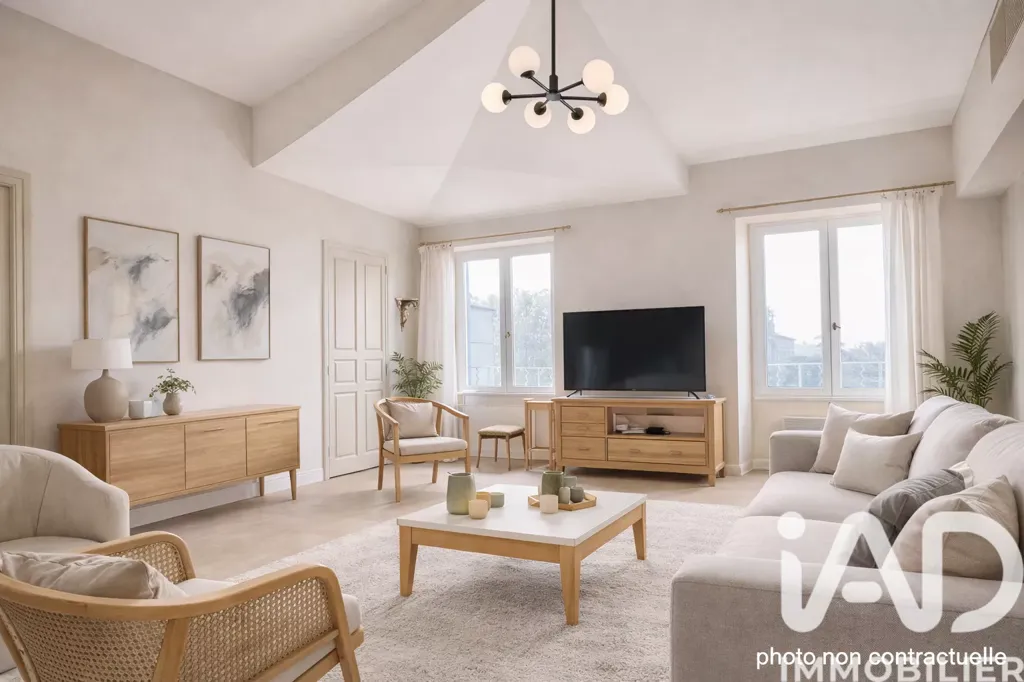 Séjour - Appartement de Caractère avec Cour Privative à Carpentras